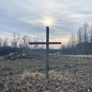 Cross at the SKD Construction Site
